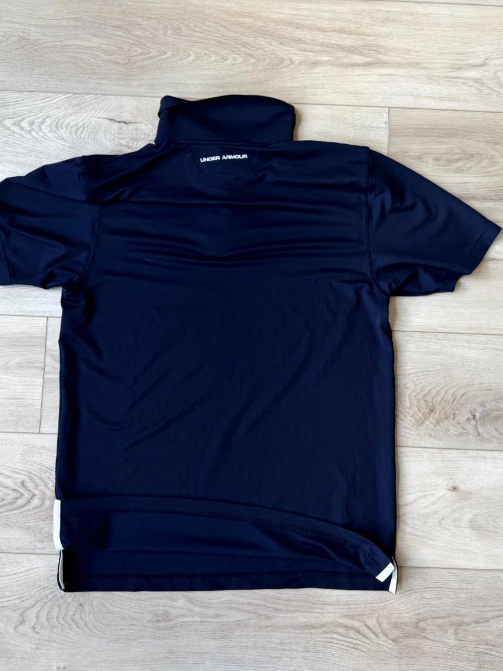Under Armour Navy Blue Polo Shirt – Men’s Medium – Good Used Condition - Picture 2 of 4